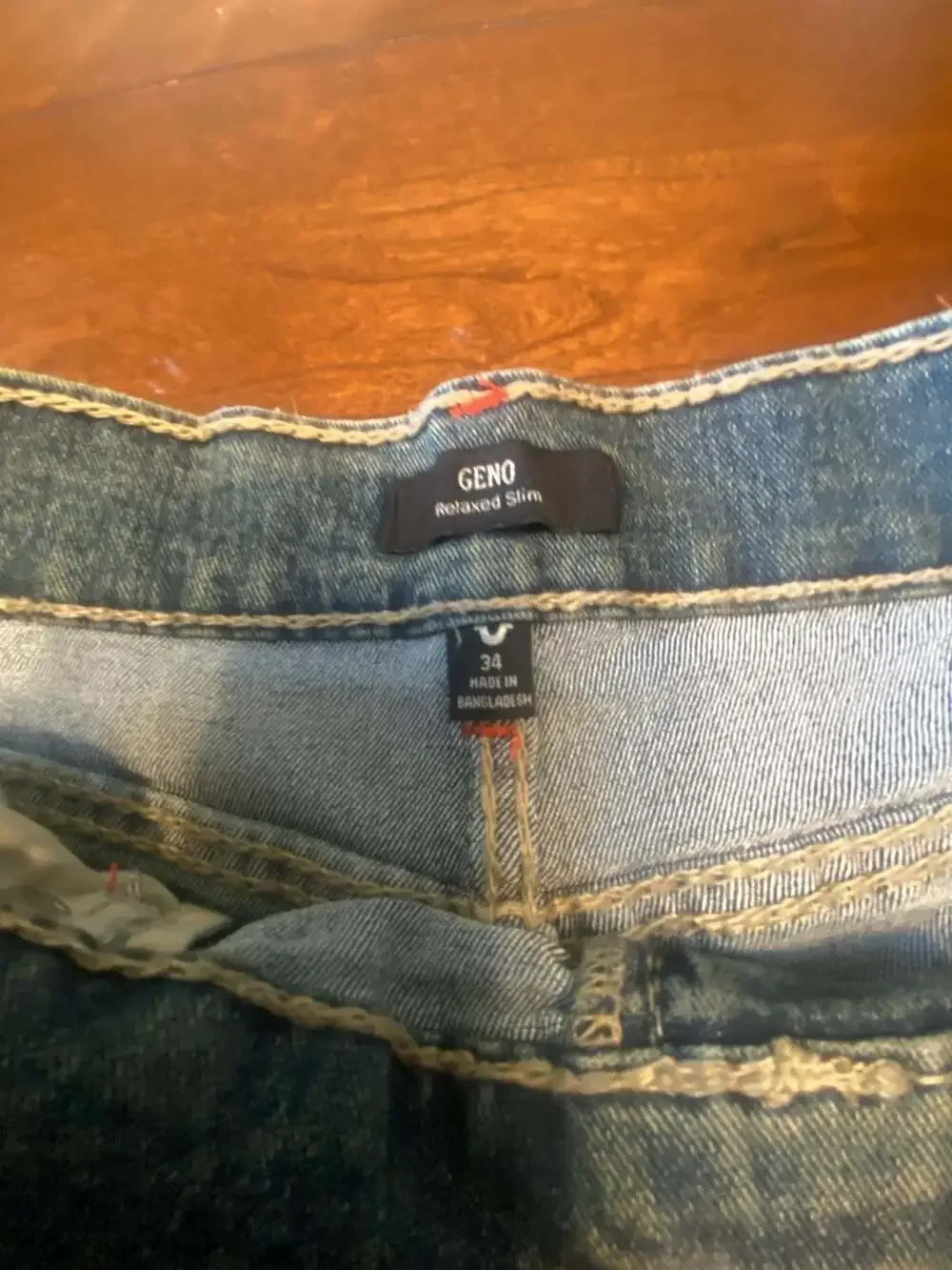 True Religion Geno Relaxed Slim Jeans W34 L32